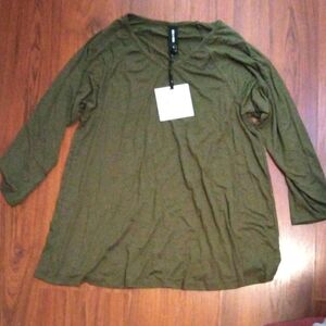 Agnes & Dora Olive Green Long Sleeve Top
